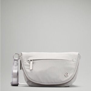 lululemon bag 5L athletica Light Gray Crossbody Bag